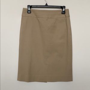 Banana Republic Khaki Pencil Skirt